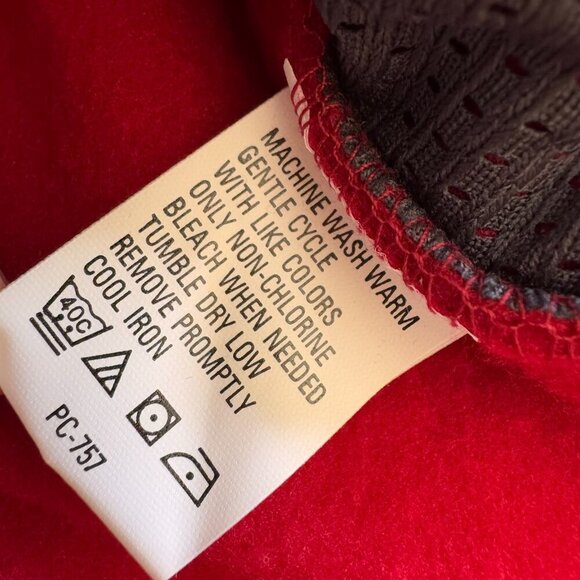 IZOD PerformX Pullover Sweater Mens Large Red 1/4 Zip Fleece NWT - Picture 8 of 10